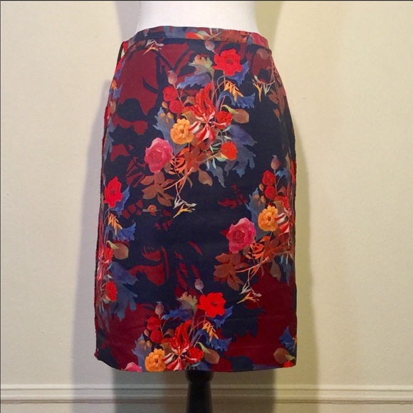 Anthropologie Leifsdottir floral Quinn lace pencil - Picture 2 of 5